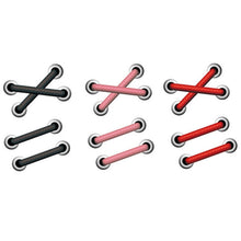Load image into Gallery viewer, 10 PCS Shoelace Car Sticker Body Cover Up Scratch Patch Sticker, Cross Red Shoelace, Cross Black Shoelace, Cross Pink Shoelace, Horizontal Red Shoelace, Horizontal Black Shoelace, Horizontal Pink Shoelace