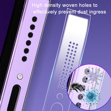 Load image into Gallery viewer, 5 Sets Soft Hydrogel Film Speaker Dust Net For iPhone 14 iPhone 13 iPhone 12 Series ,Spec：, 2pcs/set, 2pcs/set With Dust Plugs