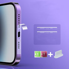 Load image into Gallery viewer, 5 Sets Soft Hydrogel Film Speaker Dust Net For iPhone 14 iPhone 13 iPhone 12 Series ,Spec：, 2pcs/set, 2pcs/set With Dust Plugs