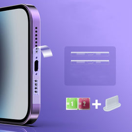 5 Sets Soft Hydrogel Film Speaker Dust Net For iPhone 14 iPhone 13 iPhone 12 Series ,Spec：, 2pcs/set, 2pcs/set With Dust Plugs