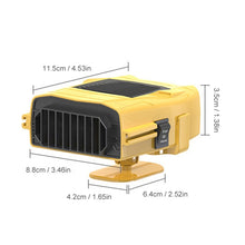 Load image into Gallery viewer, Car 12V Heater Defrost Snow Defogger, Black Heater, Yellow Heater, Black Dual Use, Yellow Dual Use
