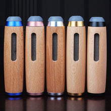 Load image into Gallery viewer, Car Smoking Multifunctional Anti-Flying Ashtray, Beechwood Gold, Beechwood Silver, Beechwood Rose Gold, Beechwood Blue, Beechwood Black, Beechwood Dark Walnut