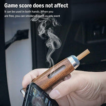 Load image into Gallery viewer, Car Smoking Multifunctional Anti-Flying Ashtray, Beechwood Gold, Beechwood Silver, Beechwood Rose Gold, Beechwood Blue, Beechwood Black, Beechwood Dark Walnut