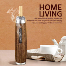 Load image into Gallery viewer, Car Smoking Multifunctional Anti-Flying Ashtray, Beechwood Gold, Beechwood Silver, Beechwood Rose Gold, Beechwood Blue, Beechwood Black, Beechwood Dark Walnut