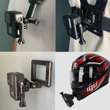 Load image into Gallery viewer, 2 PCS ST-06 Basic Strap Mount Surface Buckle for GoPro Hero11 Black / HERO10 Black /9 Black /8 Black /7 /6 /5 /5 Session /4 Session /4 /3+ /3 /2 /1, DJI Osmo Action and Other Action Cameras, Centered Shoot Adapter(2 PCS)