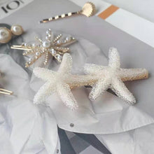 Load image into Gallery viewer, Star Sea Pearl Rhinestone Hair Clip Teenage Girls Headdress