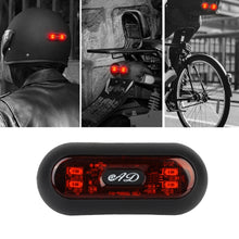 Load image into Gallery viewer, Motorbike Helmet Warning Light USB Rechargeable Waterproof Tail Light, 4 Beads, 4 Beads B Model, 10 Beads