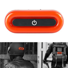 Load image into Gallery viewer, Helmet Blaster Warning Light Bicycle LED Rechargeable Tail Light, Black