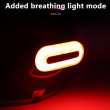Load image into Gallery viewer, Helmet Blaster Warning Light Bicycle LED Rechargeable Tail Light, Black