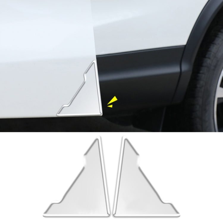 1pair/2pcs Car Door Corner Bumper Stickers Scuff Protection Stickers