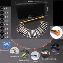 Load image into Gallery viewer, CQT Drone Repair Screwdriver Set For DJI Mavic3 / Mini / Mini 2 / Air2 / Air2S / FPV / Phantom3 / 4 / Mini3 / 4Pro, 25-In-1
