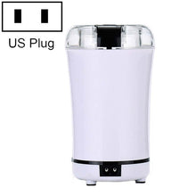 Load image into Gallery viewer, M150A Stainless Steel Electric Mini Coffee Grinder Grain Bean Grinding Machine, Spec:, US Plug (Purple), US Plug (Black), US Plug (White), EU Plug (White), EU Plug (Purple), UK Plug (White), UK Plug (Black), UK Plug (Purple)
