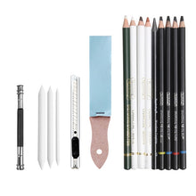 Load image into Gallery viewer, 42 In 1 Drawing Painting Sketch Kit with Pencil Erasers Sharpener, 42 In 1