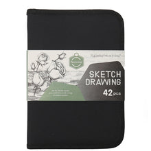 Load image into Gallery viewer, 42 In 1 Drawing Painting Sketch Kit with Pencil Erasers Sharpener, 42 In 1