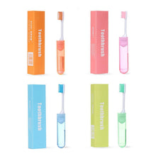 Load image into Gallery viewer, Portable Business Trip Folding Toothbrush Multi-color Super Soft Bristles Toothbrush, 6 PCS/Set, 4 PCS/Set, 5 PCS/Set