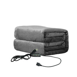 Controller Version Adjustable Temperature Timing USB Electric Heating Shawl Blanket Heating Pad, 76x150cm