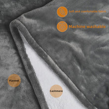 Load image into Gallery viewer, Controller Version Adjustable Temperature Timing USB Electric Heating Shawl Blanket Heating Pad, 76x150cm