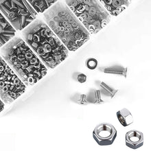Load image into Gallery viewer, M2/M3/M4/M5 Flat Head Hexagon Socket Screws Gasket Ring Set, 940 PCS/Set