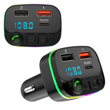 Load image into Gallery viewer, Car MP3 Bluetooth Hands-free Player Car FM Transmitter, P3-PD Fast Charging, P4-QC3.0