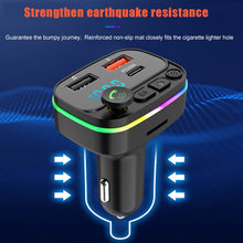 Load image into Gallery viewer, Car MP3 Bluetooth Hands-free Player Car FM Transmitter, P3-PD Fast Charging, P4-QC3.0