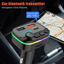 Load image into Gallery viewer, Car MP3 Bluetooth Hands-free Player Car FM Transmitter, P3-PD Fast Charging, P4-QC3.0