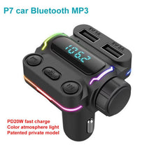 Load image into Gallery viewer, P7 PD20W QC3.0 Dual Fast Charging Car MP3 Player FM Transmitter, P7