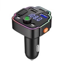 Load image into Gallery viewer, Car Bluetooth FM Transmitter PD Fast Charging Ambient Light, Q6, Q8