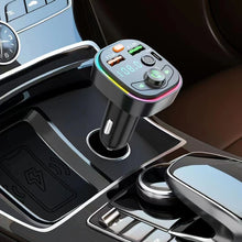 Load image into Gallery viewer, Car Bluetooth FM Transmitter PD Fast Charging Ambient Light, Q6, Q8