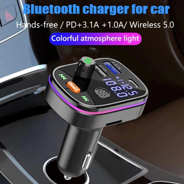 Car Bluetooth MP3 With TYPE-C Port PD Charging FM Transmitter, Q9, Q10