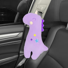 Load image into Gallery viewer, Car Seat Belt Pillow Shoulder Cover Cartoon Insurance Belt, Yellow, Purple, Green