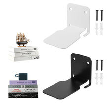 Load image into Gallery viewer, Hidden Stainless Steel Suspended Bookshelf Wall Support Frame Wall Mounted Bracket, Stainless Steel Shelf White