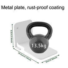 Load image into Gallery viewer, Hidden Stainless Steel Suspended Bookshelf Wall Support Frame Wall Mounted Bracket, Stainless Steel Shelf White