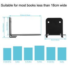 Load image into Gallery viewer, Hidden Stainless Steel Suspended Bookshelf Wall Support Frame Wall Mounted Bracket, Stainless Steel Shelf White