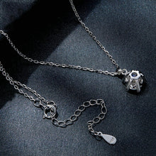 Load image into Gallery viewer, Sterling Silver S925 Hexagonal Moissanite Pendant White Gold Plated Necklace, MSN006