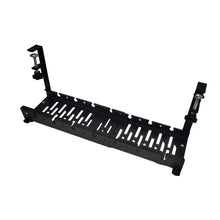 Load image into Gallery viewer, Stretchable Under Desk Cable Management Tray Carbon Steel Cable Organizer Cable Storage Rack, Stretchable Black, Stretchable 30.5-55CM