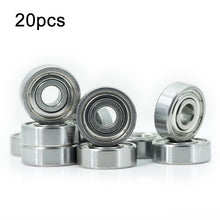Load image into Gallery viewer, 20pcs Miniature Bearings Silent Deep Groove Ball Bearings, 604zz, 605zz, 606zz, 607zz, 608zz, 609zz, 6000zz, 6001zz, 6002zz