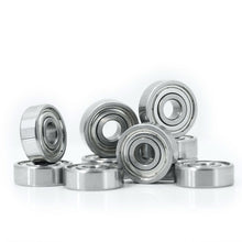 Load image into Gallery viewer, 20pcs Miniature Bearings Silent Deep Groove Ball Bearings, 604zz, 605zz, 606zz, 607zz, 608zz, 609zz, 6000zz, 6001zz, 6002zz