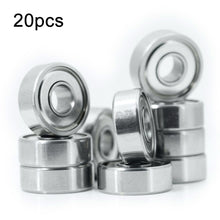 Load image into Gallery viewer, 20pcs Miniature Bearings Silent Deep Groove Ball Bearings, 604zz, 605zz, 606zz, 607zz, 608zz, 609zz, 6000zz, 6001zz, 6002zz