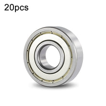 Load image into Gallery viewer, 20pcs Miniature Bearings Silent Deep Groove Ball Bearings, 604zz, 605zz, 606zz, 607zz, 608zz, 609zz, 6000zz, 6001zz, 6002zz