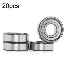 20pcs 15x35x11mm Deep Groove Ball Bearings Motor Car Special Bearing, 6202ZZ