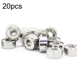 20pcs 3x8x4mm Miniature Bearing Money Dot Machine Motor Air Conditioning Fishing Gear Special Bearing, 693ZZ