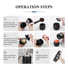 Load image into Gallery viewer, KFJ100 Portable Universal Automatic Espresso Capsule Coffee Maker, KFJ100