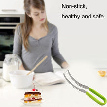 Load image into Gallery viewer, YG-WS03 Stainless Steel Watermelon Clip Easy Access Integrated Plastic Handle Cantaloupe Cut Fruit Cutting Device, Watermelon Clip