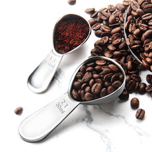 Load image into Gallery viewer, YG-MC12 304 Thickened Stainless Steel Coffee Spoon Scales Scaling Spoon, Large, Small