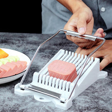 Load image into Gallery viewer, JA-958 Lunch Meat Ham Slicer Household Fruit Cutter Banana Sliced Kitchen Egg Cutter, JA-958 Ham Slicer (White), JA-958 Ham Slicer (Yellow)
