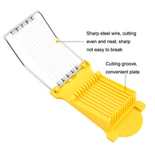 Load image into Gallery viewer, JA-958 Lunch Meat Ham Slicer Household Fruit Cutter Banana Sliced Kitchen Egg Cutter, JA-958 Ham Slicer (White), JA-958 Ham Slicer (Yellow)
