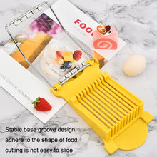 Load image into Gallery viewer, JA-958 Lunch Meat Ham Slicer Household Fruit Cutter Banana Sliced Kitchen Egg Cutter, JA-958 Ham Slicer (White), JA-958 Ham Slicer (Yellow)