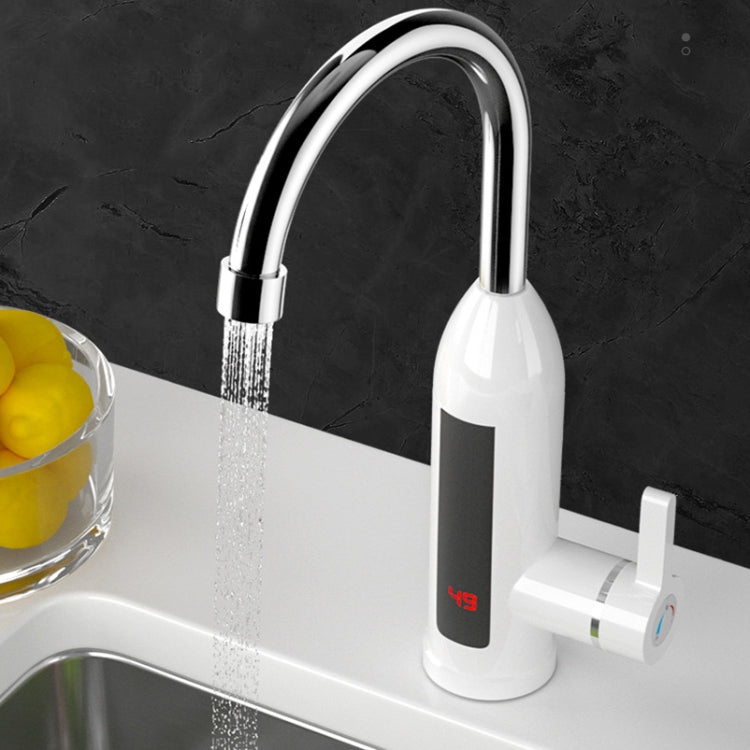 Smart Household Digital Display Instant Hot Kitchen Electric Faucet, Plug:, EU Plug, US Plug, UK Plug