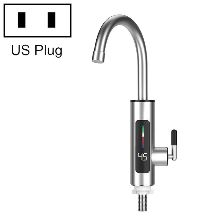 Smart Household Digital Display Instant Hot Kitchen Electric Faucet, Plug:, EU Plug, US Plug, UK Plug