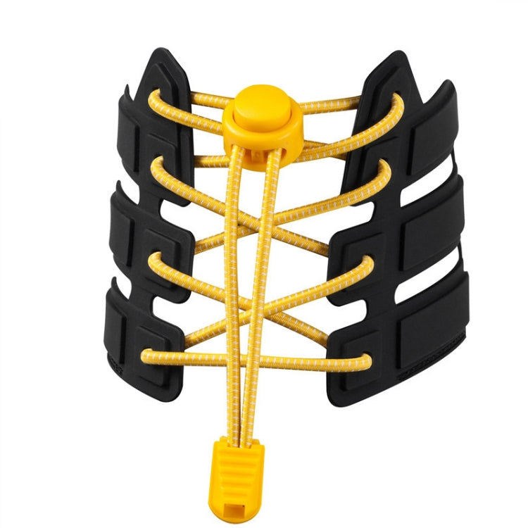 1pair Spring Buckle Lazy Elastic Shoelaces For Adults And Children